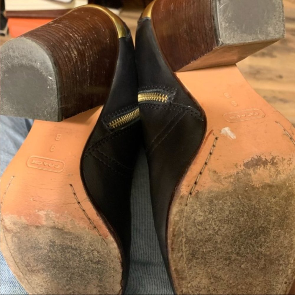 Coach | Hattie Leather Ankle Booties - Picture 10 of 10